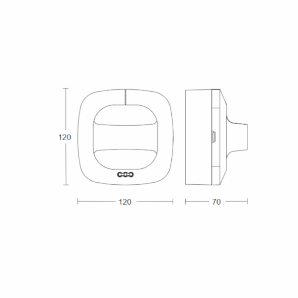Steinel Aanwezigheidsmelder Dual HF COM1 AP - Afbeelding 2