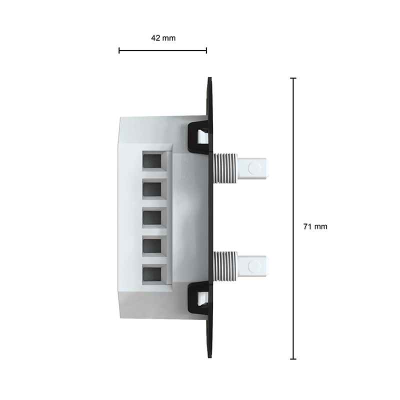 DUO LED DIMMER | 2x200W | FASE AF- EN AANSNIJDING - Afbeelding 4