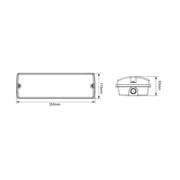 PORTIEKVERLICHTING | PAN | 4/5.4/6.7/8W | DAGLICHTSENSOR | CCT-SWITCH - Afbeelding 2