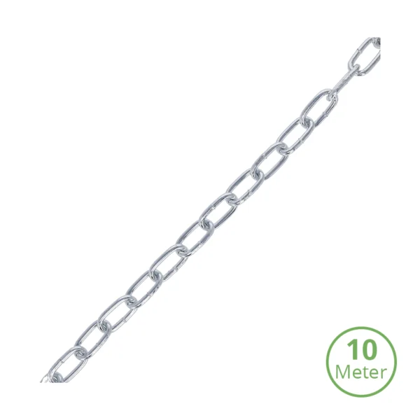 GEGALVANISEERDE KETTING 10M - Afbeelding 2