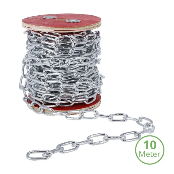 GEGALVANISEERDE KETTING 10M