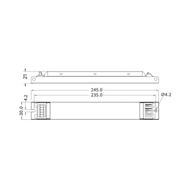 DALI DRIVER | BOKE | 154-200V | 100-450mA - Afbeelding 2