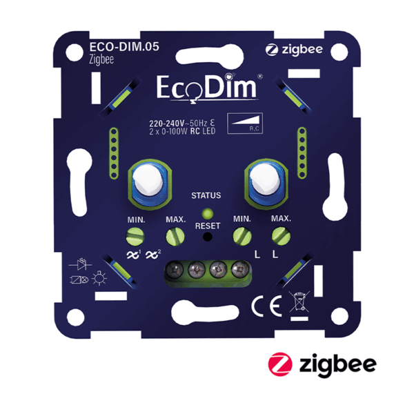 ZIGBEE LED DIMMER DUO | 2x 0-100W | FASE AFSNIJDING (RC) - Afbeelding 5